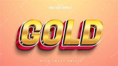 Premium Psd 3d Golden Luxury Shiny Text Effect Editable Template Design