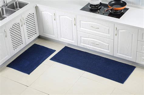 Dricar Kitchen Mat 2 Pieces Rug For Kitchen Non Slip Washable Kitchen