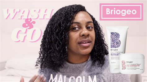 Wash And Go With Briogeo Curl Charisma Full Review Demo Youtube