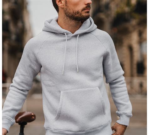 Hoodie épais en laine mérinos pour homme SEAGALE