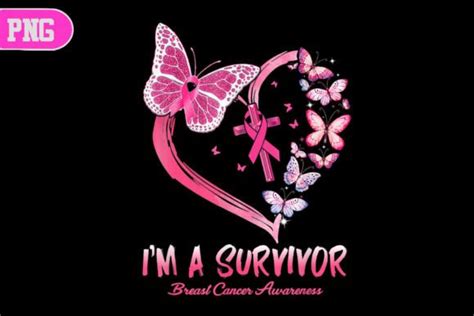 Im A Survivor Breast Cancer Awareness Graphic By Moyer Cici · Creative