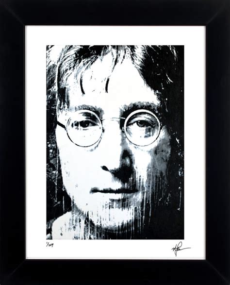 John Lennon art print framed painting superb wall decor | Mark Lewis Art