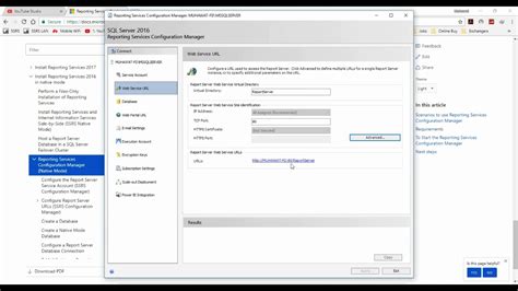 Report Server Configration Youtube