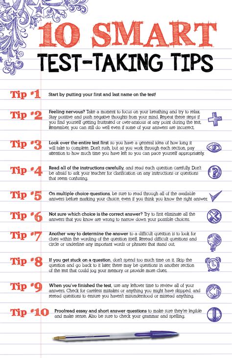 Ten Tips To Follow When Taking A Test City College Of Business Health