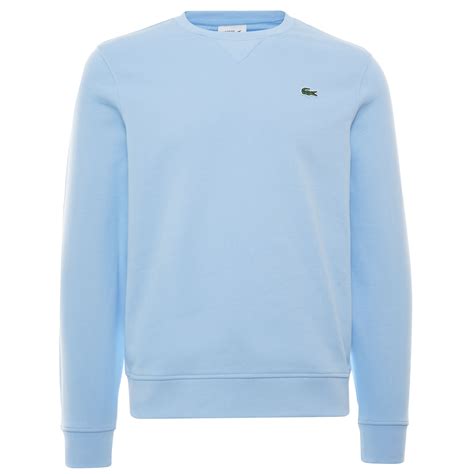 Lacoste Organic Cotton Crew Neck Sweatshirt Blue Sh1505 Gn2