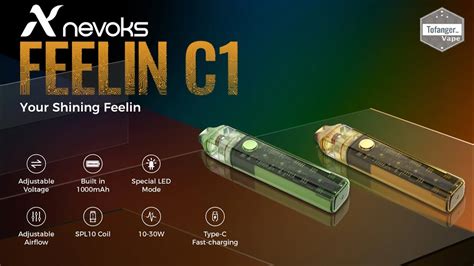 Nevoks Feelin C Pod Kit Nevoks Vape Spl Coils Vape Review