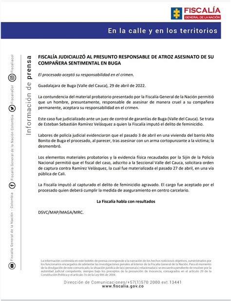 Fiscal A Colombia On Twitter Labores De Polic A Judicial Evidenciaron