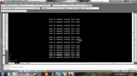 How To Manage Text Case In Autocad Youtube