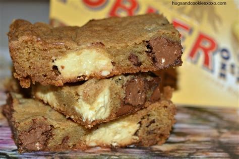 Toblerone Chocolate Chip Cookie Bars Hugs And Cookies Xoxo