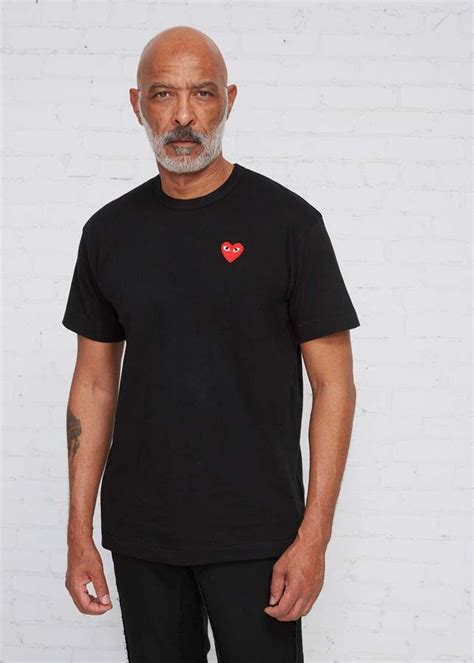 Comme Des Garçons Play Heart Patch T shirt Outlet cpshouston net