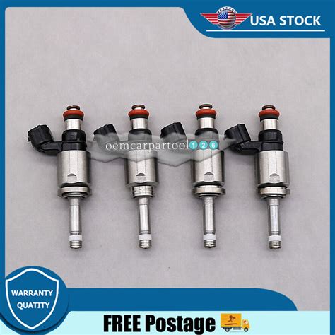 4Pcs Fuel Injector For Honda CR V Acura TLX 2 4L 2015 2017 16450 5LA