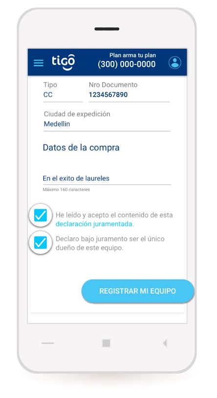 Cómo registrar tu celular desde Mi Tigo Móvil Tigo CO