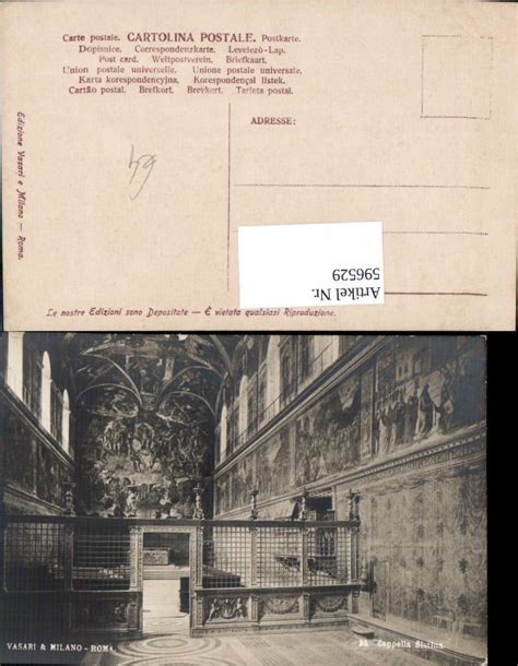 596529 Rom Roma Capella Sistina Sixtinische Kapelle Italy Manuskript