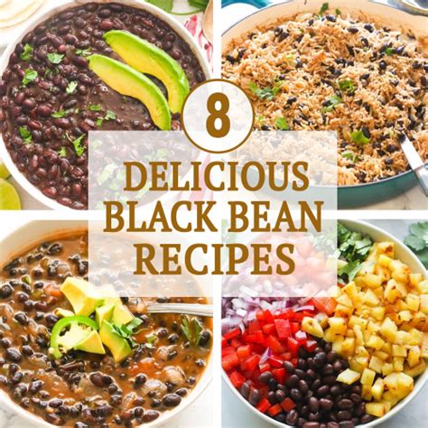 8 Delicious Black Bean Recipes - Immaculate Bites