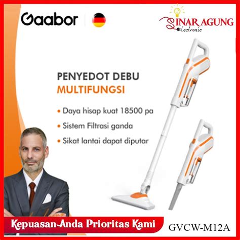 GAABOR VACUUM CLEANER 2 IN 1 PORTABLE KAPASITAS 1 2 LITER GVCW M12A