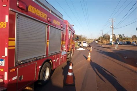 Acidente Tr S Ve Culos Mata Motociclista Na Avenida Guaicurus