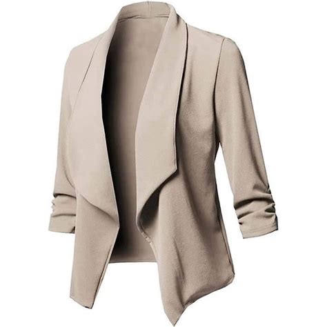 Veste Vareuse Casaque Blazer Blazer L Gant Col Revers Devant