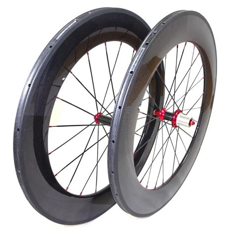 Ceramic Bearing Road Bike Carbon Wheels Mm Depth Mm Width Clincher