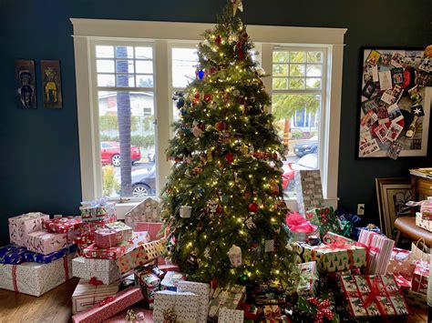 Lots Of Christmas Presents Under Tree