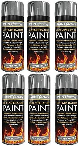 DECO COLOR Heat Resistant Spray Paint HIGH Temperature STOVES EXHAUSTS