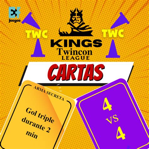 Cartas Kings Twincon League Efjuegos