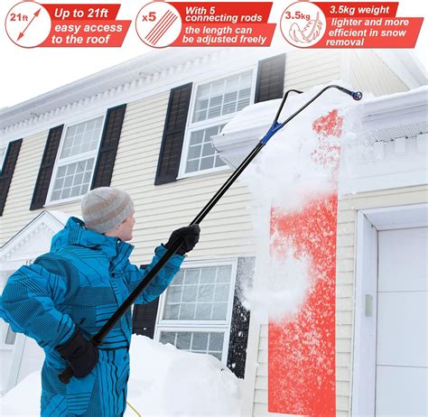 Fixm Feet Roof Snow Rake Review Roof Snow Rescue