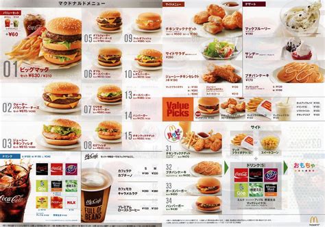 mcdonalds menu    printables artofit