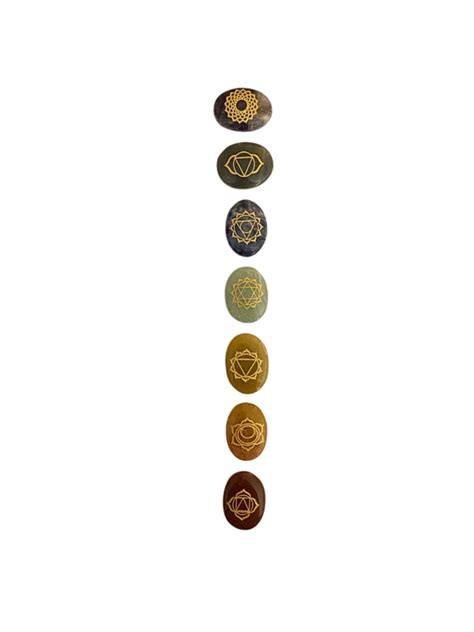 7 Chakra Alignment Stones - Journeying with Jessica