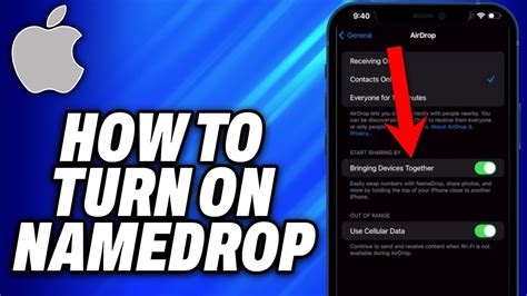 How To Turn On Namedrop On Iphone Easy Fix Youtube