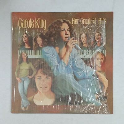 Carole King Her Greatest Hits Je Lp Vinyl Vg Cover Shrink Ebay