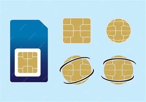 premium vector sim card design illustration