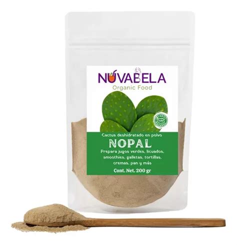 Nopal Deshidratado En Polvo Natural Gramos Meses Sin Inter S