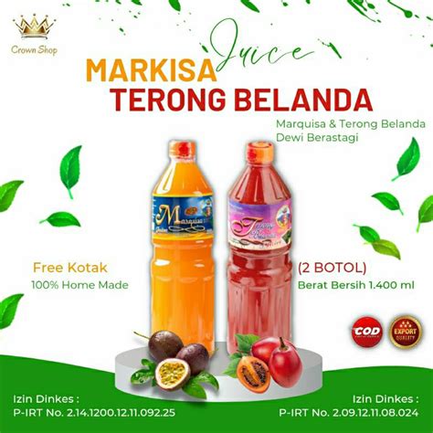 Jual Markisa Terong Belanda Dewi Ml Exp Shopee Indonesia