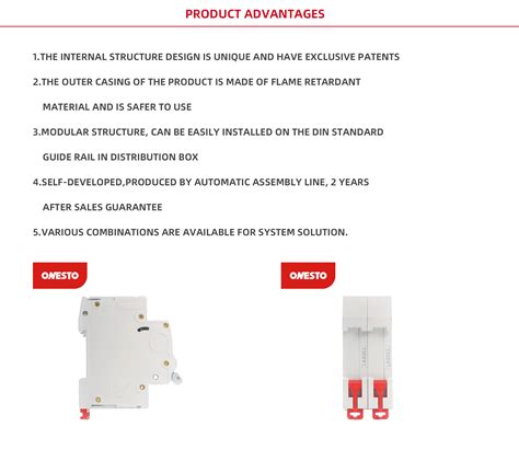 Abs Circuit Breaker Manufacturers Onesto Switch Mcb Din Rail Pole A