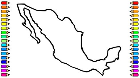 Cómo Dibujar Mapa De Mexico Dibujo De Mapa De Mexico Paso A Paso