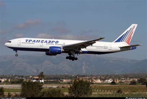 EI UNR Transaero Airlines Boeing 777 212 ER Photo By Michael Stappen