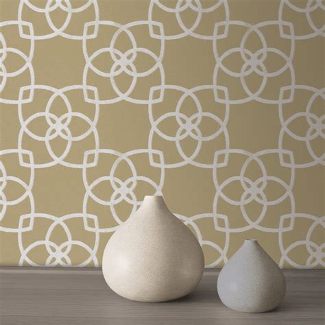 precious-silks-silver-and-gold-geometric-wallpaper-701371-room ...