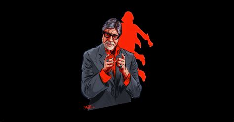 Amitabh Bachchan - An illustration by Paul Cemmick - Amitabh Bachchan ...