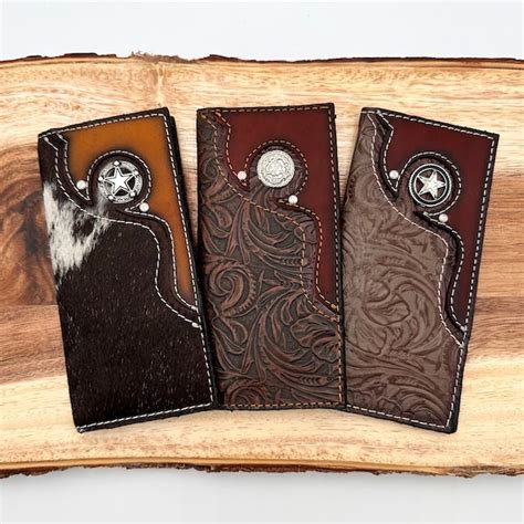 Cow Leather Wallet Etsy