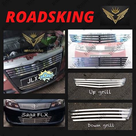 PROTON SAGA BLM FRONT BUMPER GRILL ALUMINUM MATERIAL Shopee Malaysia