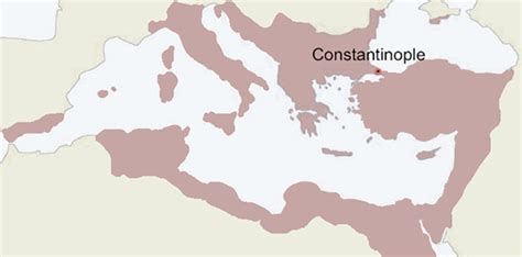 Byzantine Empire Map Justinian