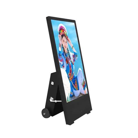 Inch Battery Powered Portable Movable Ip Outdoor Capacitive Poster