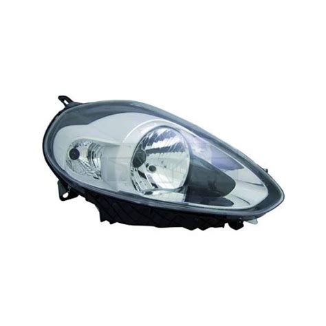 PHARE AVANT GAUCHE FIAT PUNTO 12 17 PUNTO EVO 09 11 CHROME H4