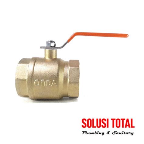 Jual Terlaris Ball Valve Kuningan Brass Onda Inch Stop Kran Keran