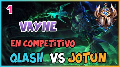 Vayne Wild Rift Pro Gameplay En Competitivo Qlash Vs Jotun No Me Creo