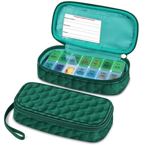 Pill Organizer Travel Case at Loren Griffith blog