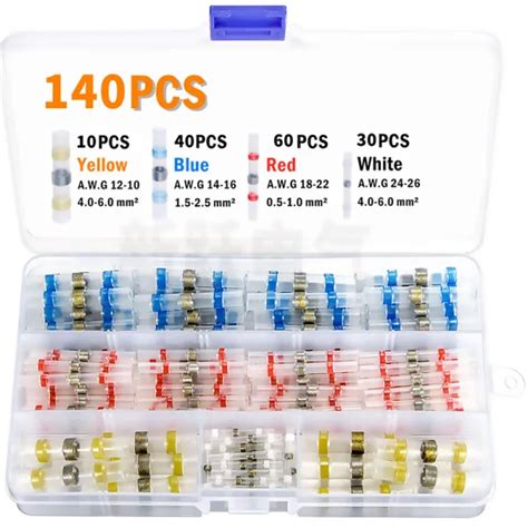 Dropship 50140pcs Solder Seal Wire Connectors Kit Electrical Connectors Heat Shrink Wire