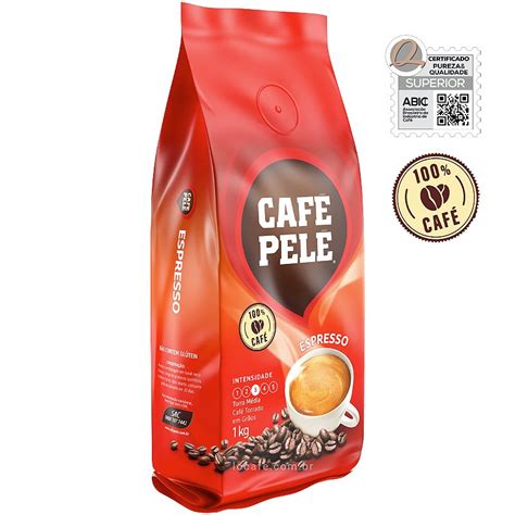 Café Em Grãos Pelé Espresso 1kg 100 Café Superior Puro Locafé