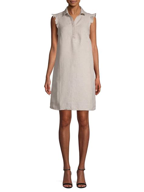 Beach Lunch Lounge Linen A Line Dress Lyst