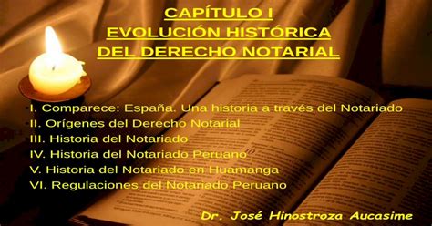 CapÍtulo I EvoluciÓn HistÓrica Del Derecho Notarial Pdf Document